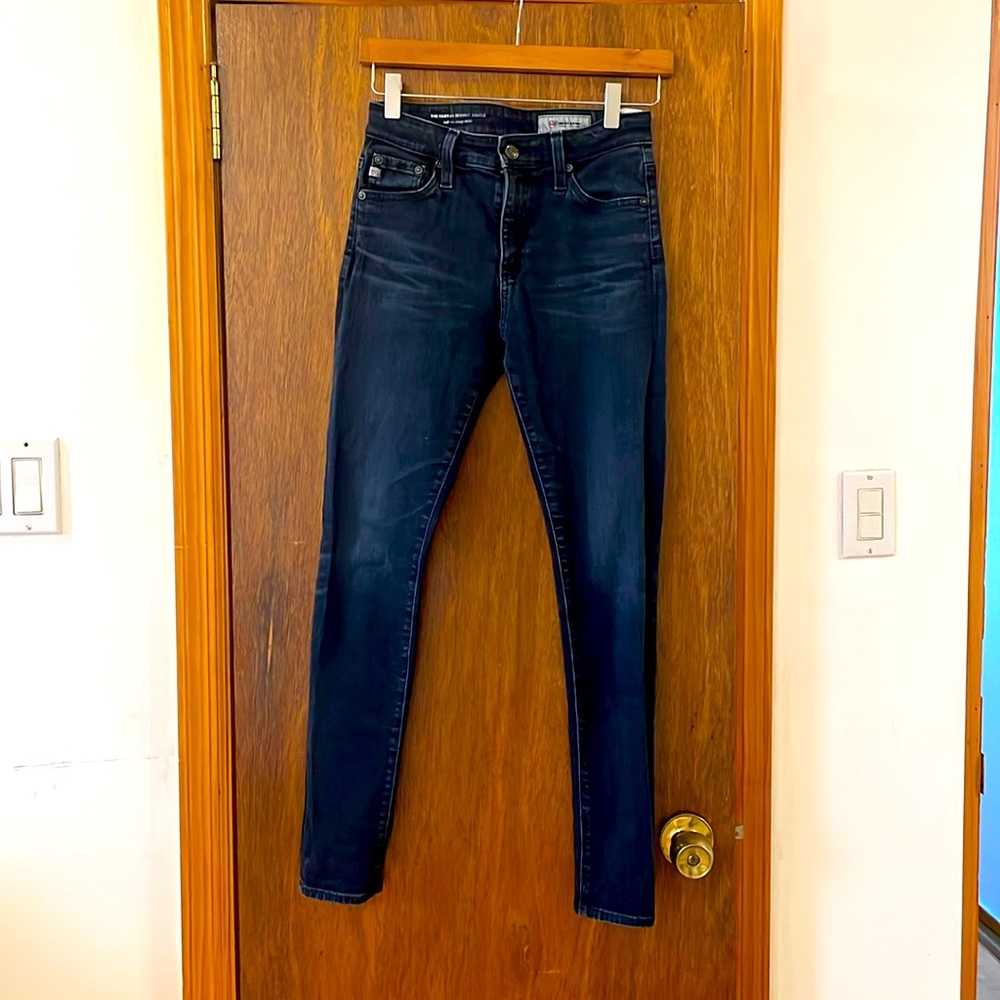 AG High Rise Skinny Jeans